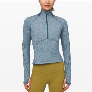 Lululemon Always Alert 1/2 Zip size 6